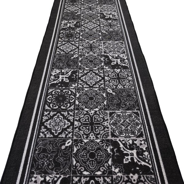 Chodnik podgumowany MOSAIC 19 CZARNY