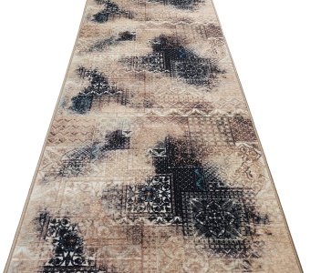 Chodnik poliestrowy z ciętym runem PATCHWORK