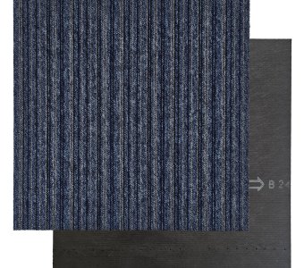 Płytka dywanowa VIENNA / OFFICE 8458 GRANATOWA LINIOWA