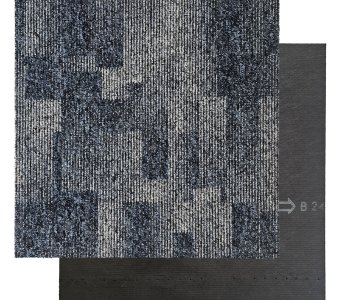 Płytka dywanowa VIENNA BLOCKX 28 SZARO-GRANATOWA