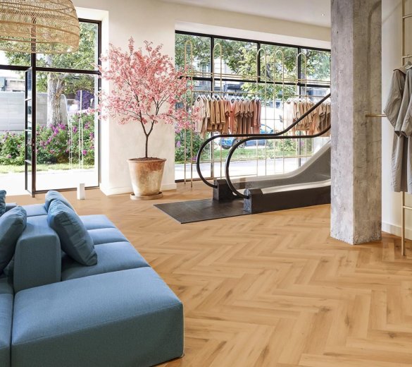 MODULARI GOLDEN OAK 34255 HERRINGBONE