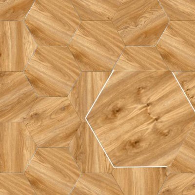 HEXAGON SIERRA OAK 58346
